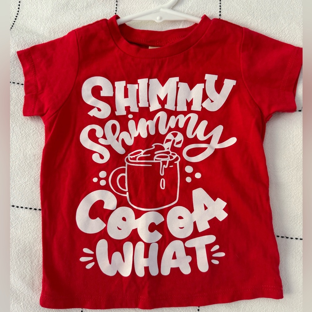 Mommy + me matching holiday shirt
